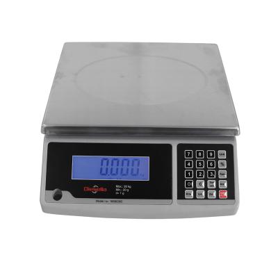 Pakkevægt 6 kg / inddeling 0,2 g med tællefunktion og LCD display